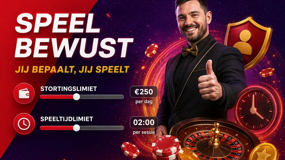 Schuifregelaars voor stortings- en speeltijdlimieten